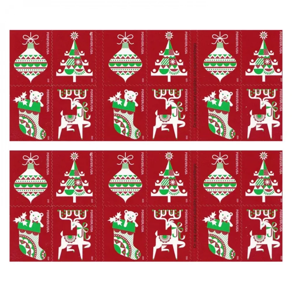 (2020) USPS Holiday Delights Forever Stamps