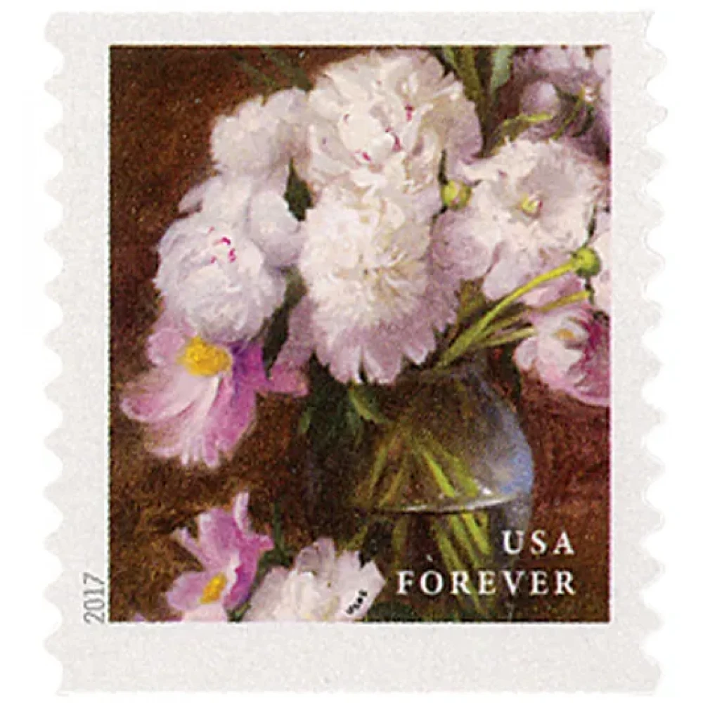 (2017) USPS Flowers from The Garden Forever Stamps