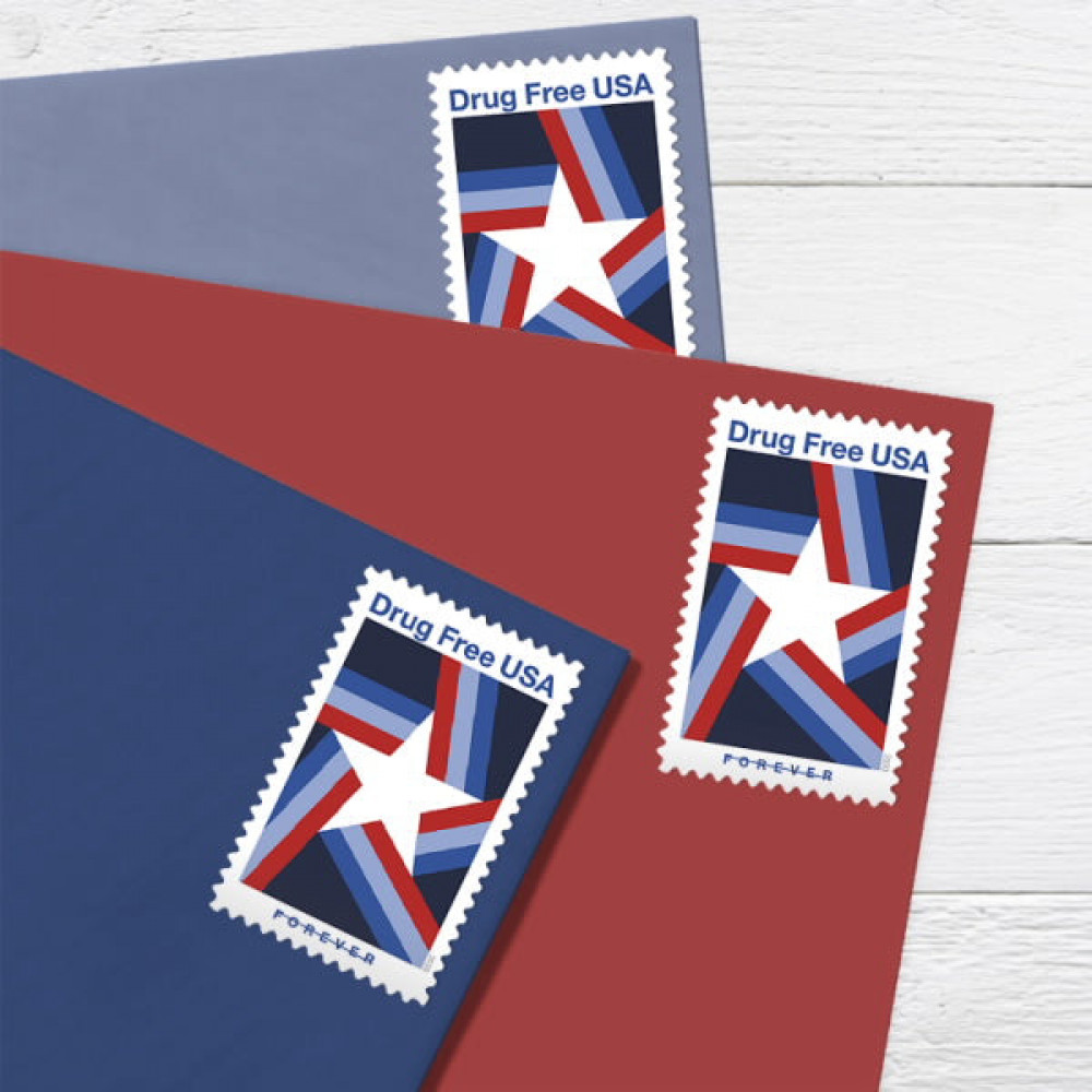 (2020) USPS Drug Free USA First-Class Forever Stamps